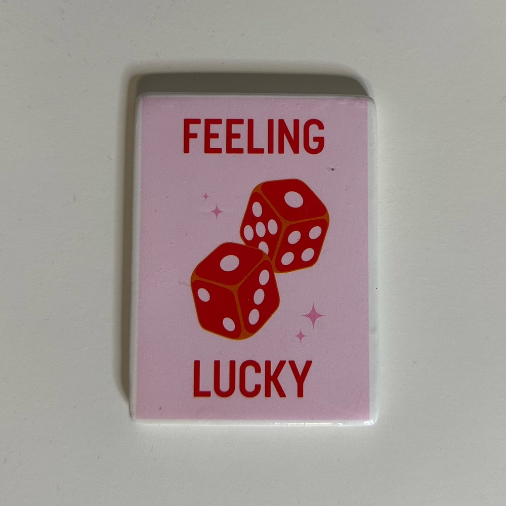 Feeling Lucky Dice Magnet